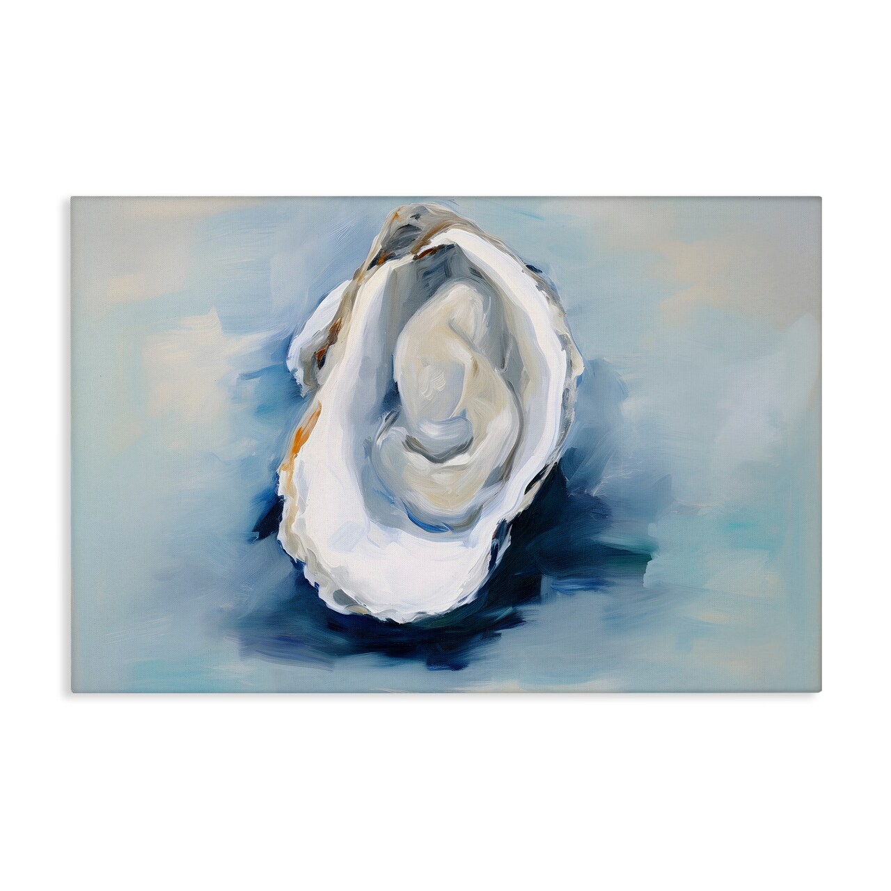 Stupell Industries Traditional Oyster View Canvas Wall Art Design by Petal Prints Design